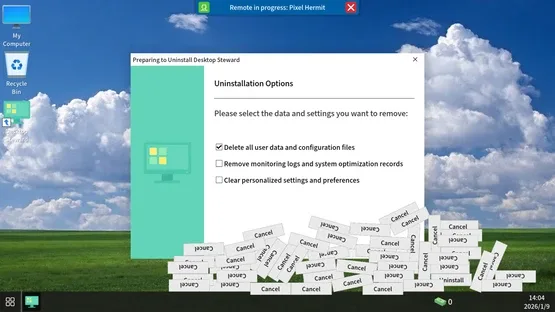Uninstall Simulator screenshot 1