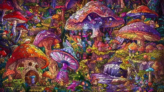 100 Mushroom Cats screenshot 1