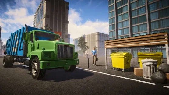 Garbage Truck Sim Driver Simulator 26 screenshot 4