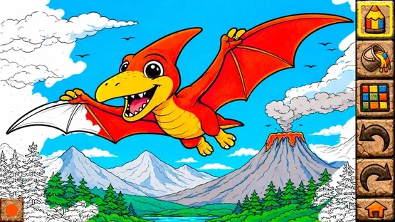 Animal Coloring Books for Kids & Toddlers: Dinosaurs screenshot 5