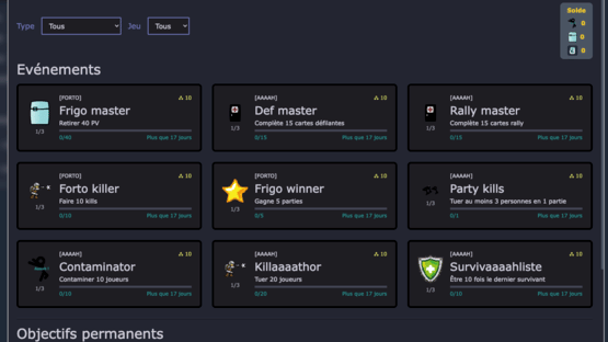 Extinction-MiniJeux Screenshot