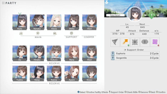 Blue Reflection: Second Light Screenshot