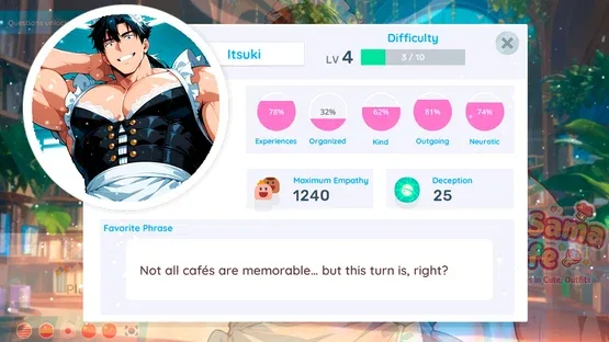 Maid-Sama Cafe: Anime Boys Services in Cute Outfits screenshot 3