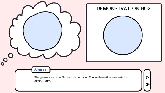 I Want To Be A Circle When I Grow Up. Screenshot