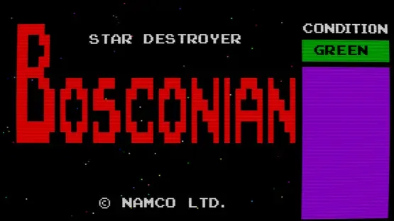 Bosconian gameplay screenshot 1