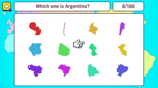 Geo Brain Boost! World Map Silhouette Quiz screenshot 2