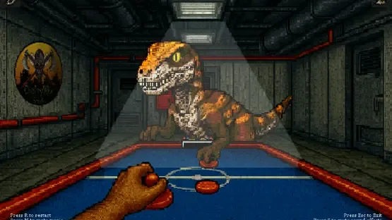 Dinosaur Air Hockey screenshot 2