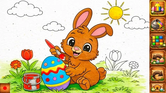 Easter Coloring Book for Kids & Toddlers screenshot 1