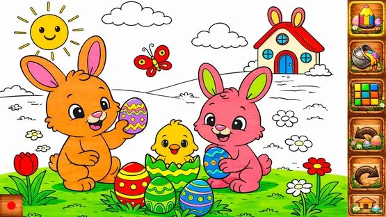 Easter Coloring Book for Kids & Toddlers screenshot 2