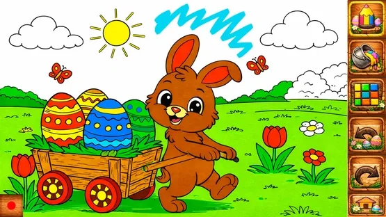 Easter Coloring Book for Kids & Toddlers screenshot 5