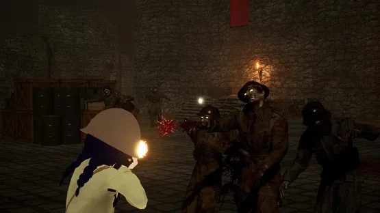 Totenkampf: Anime Waifus vs WW2 Zombies screenshot 5