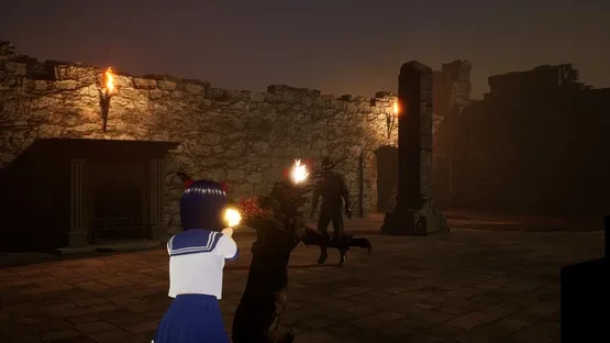 Totenkampf: Anime Waifus vs WW2 Zombies screenshot 1