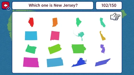 Geo Brain Boost! 50 U.S. States Silhouette Quiz screenshot 2