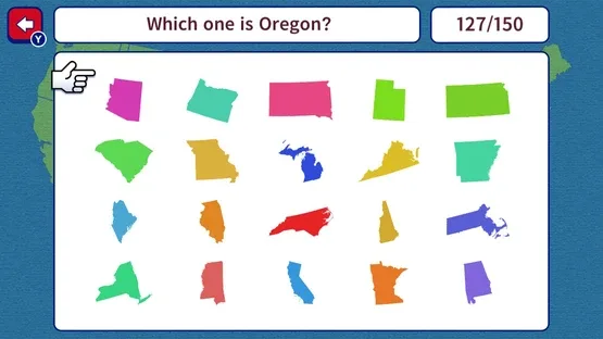 Geo Brain Boost! 50 U.S. States Silhouette Quiz screenshot 4
