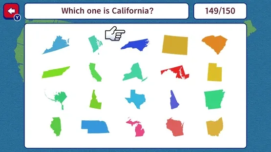 Geo Brain Boost! 50 U.S. States Silhouette Quiz screenshot 6