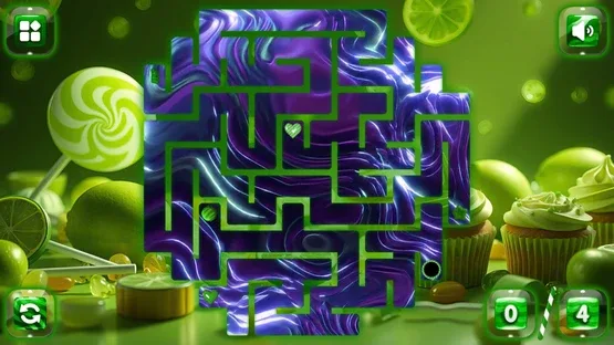 Sweetie Candy Maze: Lime screenshot 1