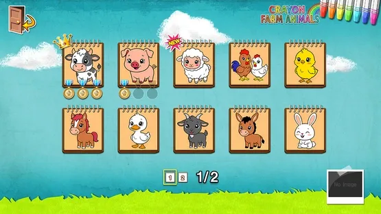 Crayon Farm Animals screenshot 2