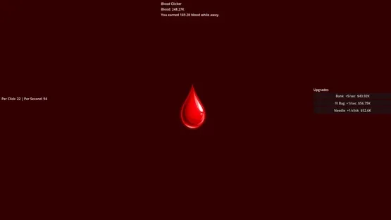 Blood Clicker screenshot 1