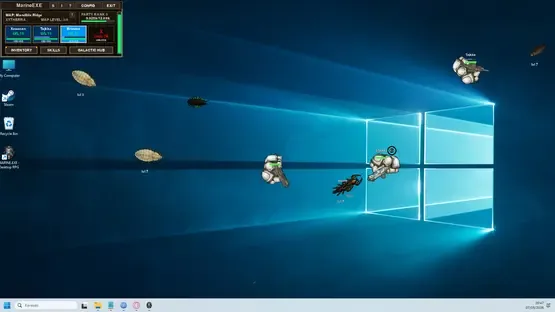 Marine.exe: Desktop RPG screenshot 1