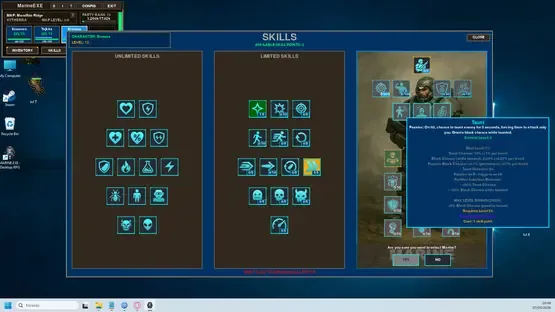 Marine.exe: Desktop RPG screenshot 4