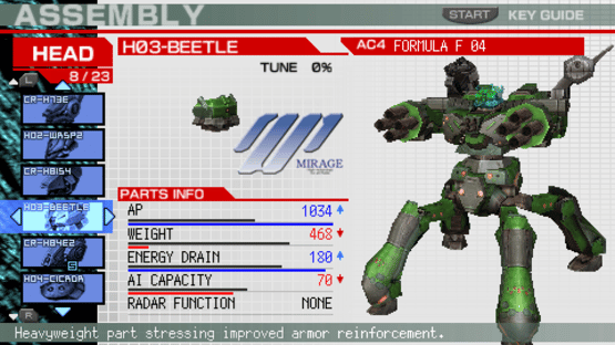 Armored Core: Formula Front Screenshot