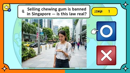 Surprising Laws Around the World True or False Quiz screenshot 1