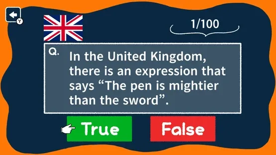 Amazing Facts: World Proverbs True or False Quiz screenshot 1