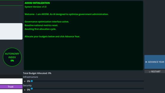 Provisional Authority: An AI Governance Simulation screenshot 4