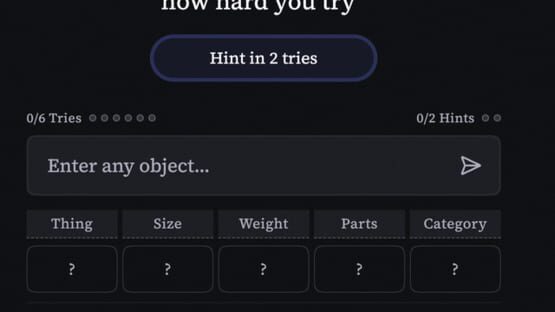 Thingdle gameplay screenshot