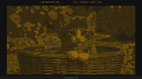 100 Hidden ASCII Cats screenshot 1