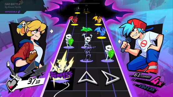 Rift of the NecroDancer: Friday Night Funkin' - "Dad Battle" - Kawai Sprite screenshot 1