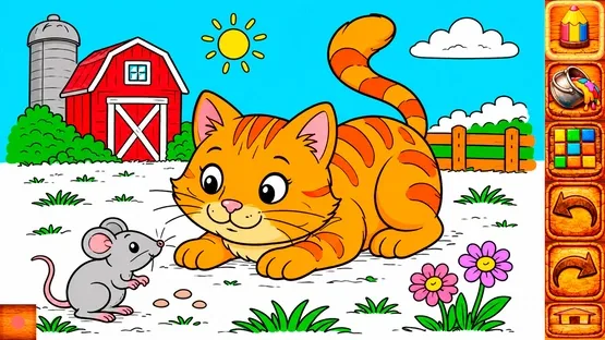 Animal Farm Coloring Book for Kids & Toddlers screenshot 2