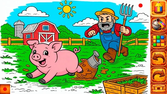 Animal Farm Coloring Book for Kids & Toddlers screenshot 4