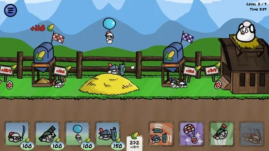 Hungry Chicks: Battle Farm screenshot 1