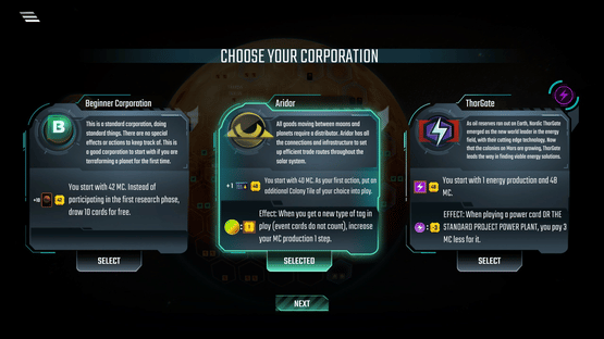Terraforming Mars: Colonies Screenshot