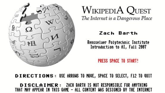 Wikipedia Quest kuvakaappaus 1