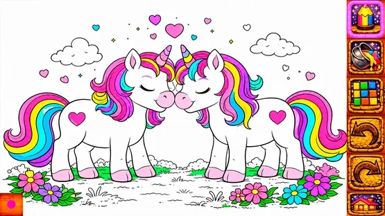 Animal Coloring Book for Kids & Toddlers: Unicorns screenshot 1