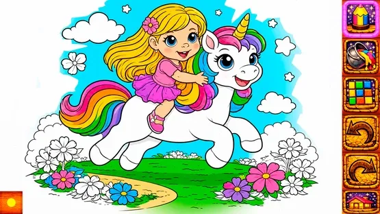 Animal Coloring Book for Kids & Toddlers: Unicorns screenshot 2