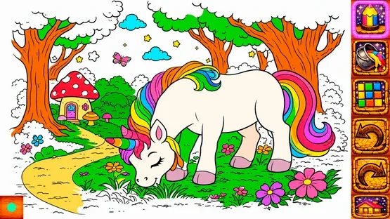 Animal Coloring Book for Kids & Toddlers: Unicorns screenshot 5