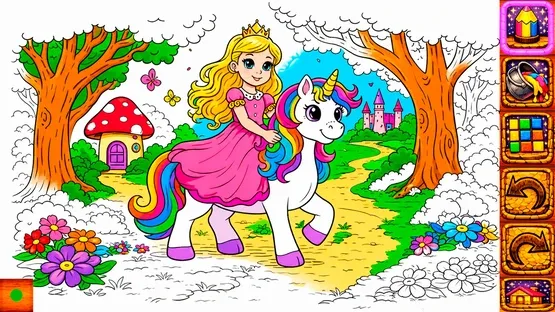 Animal Coloring Book for Kids & Toddlers: Unicorns screenshot 6