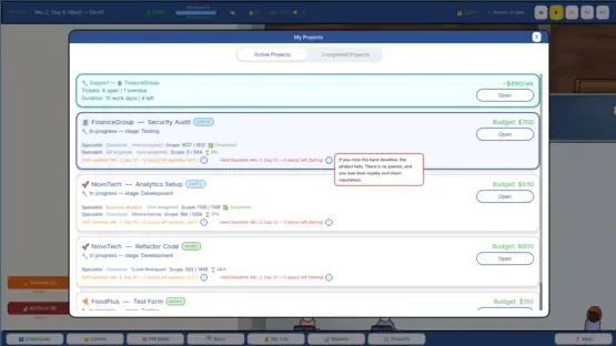 Project Manager Sim screenshot 6