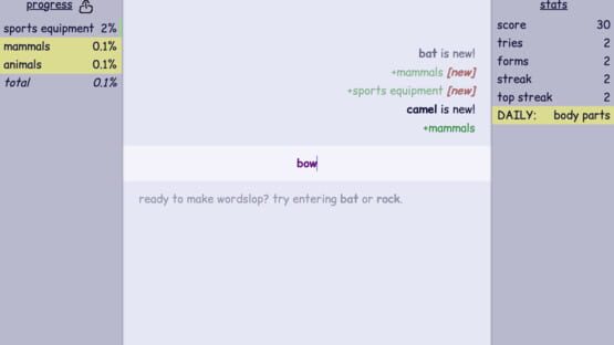 Wordslop screenshot 1