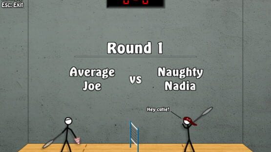 Stick Figure Badminton 2 kuvakaappaus 1