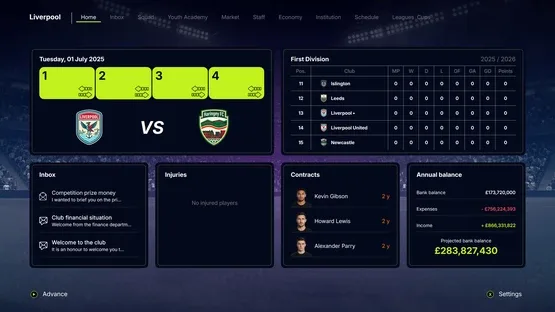 FD 27: Direct Your Football Club screenshot 3
