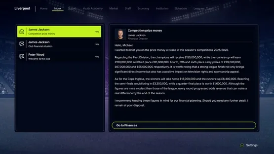 FD 27: Direct Your Football Club screenshot 10