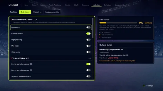 FD 27: Direct Your Football Club screenshot 13