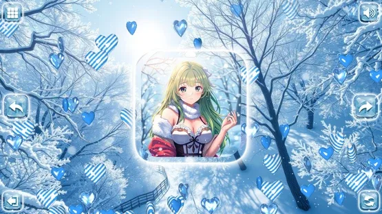 Lovely Anime Puzzle: Winter screenshot 2