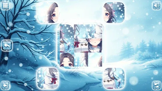 Lovely Anime Puzzle: Winter screenshot 3