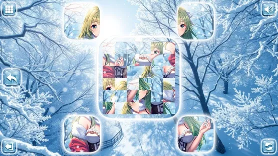 Lovely Anime Puzzle: Winter screenshot 4