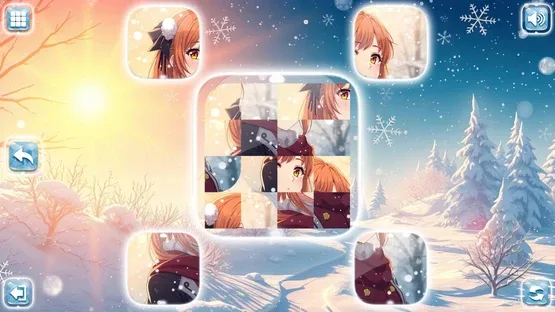 Lovely Anime Puzzle: Winter screenshot 6